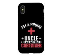 Oncle Fier d'être Un Soignant génial Coque pour iPhone X/XS
