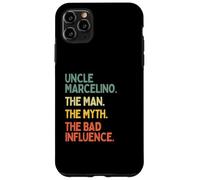 Oncle Marcelino Citation The Man The Myth The Bad Influence Coque pour iPhone 11 Pro Max