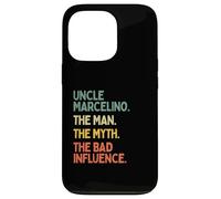 Oncle Marcelino Citation The Man The Myth The Bad Influence Coque pour iPhone 13 Pro