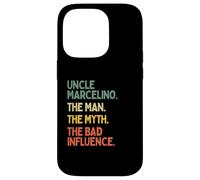 Oncle Marcelino Citation The Man The Myth The Bad Influence Coque pour iPhone 14 Pro