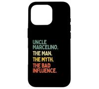 Oncle Marcelino Citation The Man The Myth The Bad Influence Coque pour iPhone 16 Pro