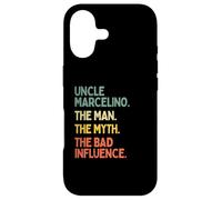Oncle Marcelino Citation The Man The Myth The Bad Influence Coque pour iPhone 17