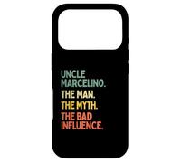Oncle Marcelino Citation The Man The Myth The Bad Influence Coque pour iPhone 17 Pro
