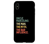 Oncle Marcelino Citation The Man The Myth The Bad Influence Coque pour iPhone XS Max