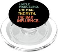 Oncle Marcelino Citation The Man The Myth The Bad Influence PopSockets PopGrip pour MagSafe