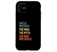 Oncle Messiah Citation Humoristique The Man The Myth The Bad Influence Coque pour iPhone 11