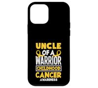 Oncle of A Warrior Childhood Cancer Awareness Coque pour iPhone 12 Mini