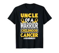 Oncle of A Warrior Childhood Cancer Awareness T-Shirt