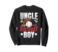 Oncle of The Birthday Boy Assorti pour Anniversaire de Baseball Sweatshirt