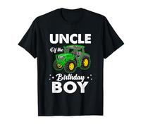 Oncle of The Birthday Boy Tracteurs Ferme Party Farmer T-Shirt