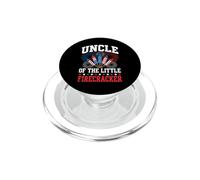 Oncle of The Little Firecracker Fourth of July Fun PopSockets PopGrip pour MagSafe
