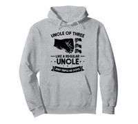Oncle of Three Like a Regular Oncle Neveu Sweat à Capuche