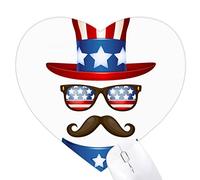 oncle sam, je veux que tu l'amérique Jeux de tapis de souris en forme de coeur