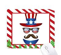 oncle sam, je veux que tu l'amérique tapis de souris canne de noël du tapis.