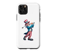 Oncle Sam Jouant au Golf 4 Juillet pour garçons Filles Enfants Coque pour iPhone 11 Pro