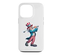 Oncle Sam Jouant au Golf 4 Juillet pour garçons Filles Enfants Coque pour iPhone 13 Pro