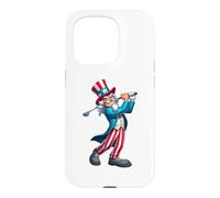 Oncle Sam Jouant au Golf 4 Juillet pour garçons Filles Enfants Coque pour iPhone 15 Pro