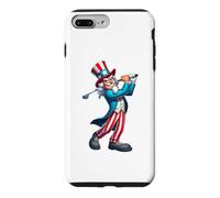 Oncle Sam Jouant au Golf 4 Juillet pour garçons Filles Enfants Coque pour iPhone 7 Plus/8 Plus