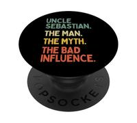 Oncle Sebastian Citation The Man The Myth The Bad Influence PopSockets PopGrip Adhésif