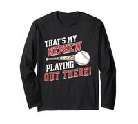 Oncle Tante du Baseball, C'est Mon Neveu Manche Longue