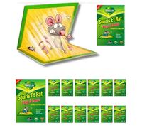 ONCLIK Plaque Collante Souris à Colle puissante - Lot de 14 | Pièges à Souris Collants (piège à Souris Collante), Colle pour Souris, Attrape Souris & rongeurs