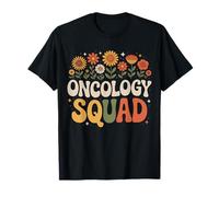 Oncology Radiation Squad Oncologue Infirmière Fleurs Oncologue T-Shirt