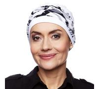 Oncovia Mieux vivre son cancer Bonnet Femme Chimio Roma en Bambou - Blanc Caviar