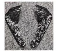 ONDAWR Carénage de Moto pour Aprilia RS 660 RS660 2020 2021 2022 2023 Moto Avant Lèvre Vent Aile Cône Aérodynamique Carénage Ailettes Accessoires Aileron de Moto(Couleur Carbone forgé)