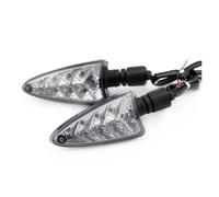 ONDAWR Clignotant de Moto pour Speed pour Triple 1050 pour Street pour Triple 675 R pour Daytona 675R pour Tiger 800 1050 Clignotant Avant Arrière Moto Lampe Témoin Le Voyant Clignote(36mm)