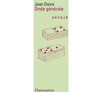 Jean Daive – Onde générale – Poésie – Broché