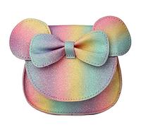 Ondeam Little Mouse Ear Bow Crossbody Purse,Sac à bandoulière en PU pour enfants filles bambins