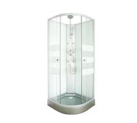 ONDÉE Cabine de douche hydromassage AMELIA Profils en 80x80x224cm 80x80x224