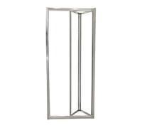 ONDEE - Façade EKLA - Façade pliante 70x185x0,6cm - Verre trempé - Finitions chromé