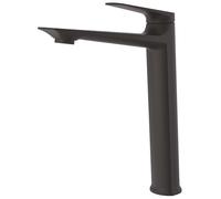 ONDÉE - Mitigeur De Lavabo ARIANE - Taille L - Silhouette Épurée - Manette Ergonomique En Métal - Cartouche Céramique Ø30 Mm - Débit 5L/Min - Noir - Design Moderne - Finition Noir