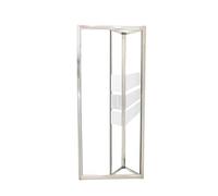 ONDÉE Porte de douche MISSI 70x185cm Façade pliantes accès face profilé 5mm
