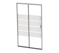 ONDÉE Porte de Douche Shiva 140x190cm Façade coulissante accès Face Verre