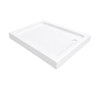 ONDÉE Receveur de douche CERA Blanc 80x120x11cm Gré émaillé ou céramique