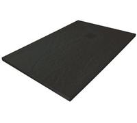 ONDÉE - Receveur De Douche Noir - Structure Alvéolaire Résistante - Résine Renforcée et Fibre de Verre - 70 x 170 cm - Extra-plat 30 mm - Certifié PN24 - Sécurité Optimale