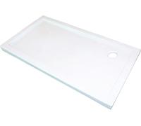 ONDÉE, Receveur de douche YQUA 120x80x5 cm, acrylique renforcé, traitement antidérapant, évacuation Ø90mm, design moderne et épuré, facile à entretenir