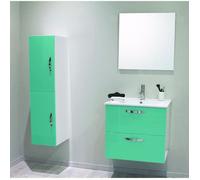 ONDEE ZEN 2 Façades de tiroir MIXY - pour meuble de salle de bain - 60cm - Vert d'eau - Laqué