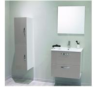 ONDEE ZEN 2 Façades de tiroir MIXY - pour meuble de salle de bain - 80cm - Sable - Laqué