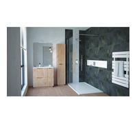ONDEE ZEN Meuble de salle de bain à poser PALERMO - 80cm - Bois - mélaminé - Livré en kit