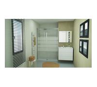 ONDEE ZEN Porte de douche SHIVA - Coulissante - Finition Chromé - 160x190cm