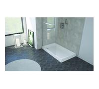 ONDEE ZEN Receveur de douche CERA 2 - 120 x 70 cm - Céramique - Blanc