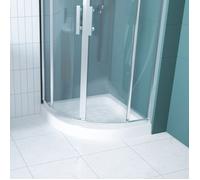 ONDEE ZEN Receveur de douche de douche CERA 2 - 80 x 80 cm - Quart de cercle