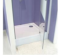 ONDEE ZEN Receveur de douche LARY - 90x90X13cm - Acrylique - Blanc