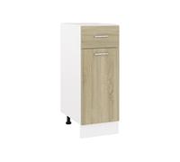 vidaXL Armoire à tiroirs inférieure ""Lyon"" Chêne Sonoma 30 x 46 x 81,5 cm Bois d'ingénierie 801207
