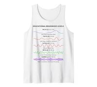 Ondes cérébrales Modèles de fréquence Minimal Science Esthétique Débardeur