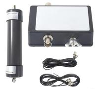 Ondes courtes actives de 10 kHz à 30 MHz avec design mini whip, | Fonctionnement 9-15 V et sortie 50 Ohm pour récepteur, avec câble BNC de 8 m, compact 325 g noir (kit complet)