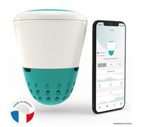 Ondilo ICO Pool V2 Essential+ Sel - Analyseur d'eau électronique pour piscines traitées au sel - Mesures toutes les heures pH, ORP, TDS et température de l'eau - Kit de calibration inclus